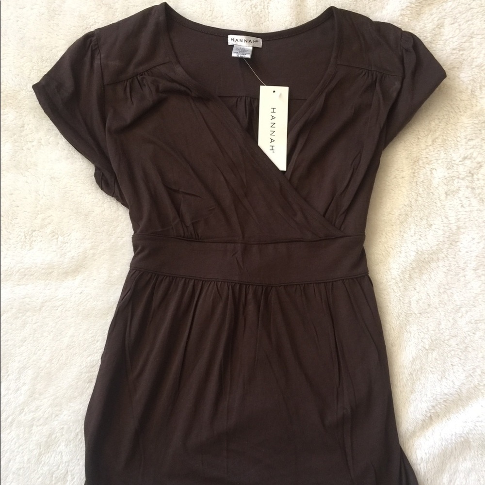 Hannah Brown Top, Ties in the Back NEW